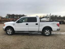 2011 FORD F150 PICKUP TRUCK, 194,077 MILES  4X4, CREW CAB, AT, PS, AC S# 1F