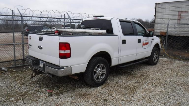 2007 FORD F150XLT PICKUP TRUCK, 226K+ MILES  4X4, CREW CAB, V8 GAS, AT, PS,