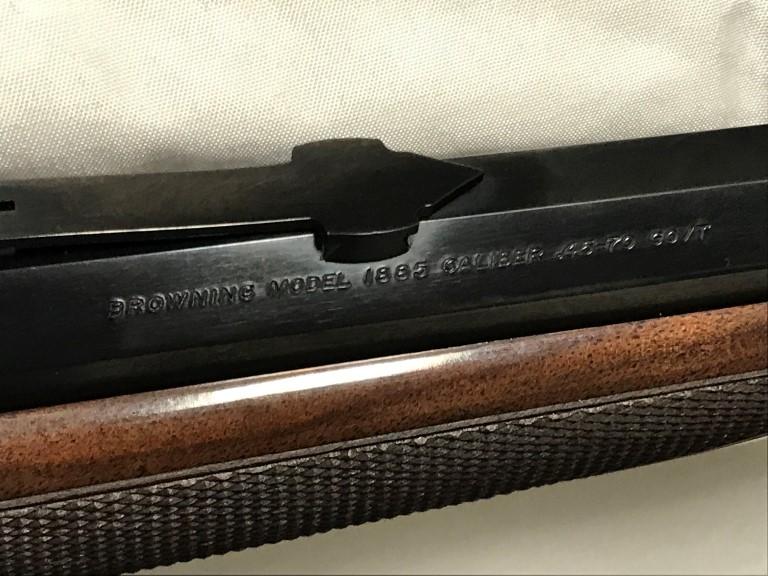 Browning 1885 45/70 US Gov't High Wall Falling Block Rifle – NIB, NBF, S#01