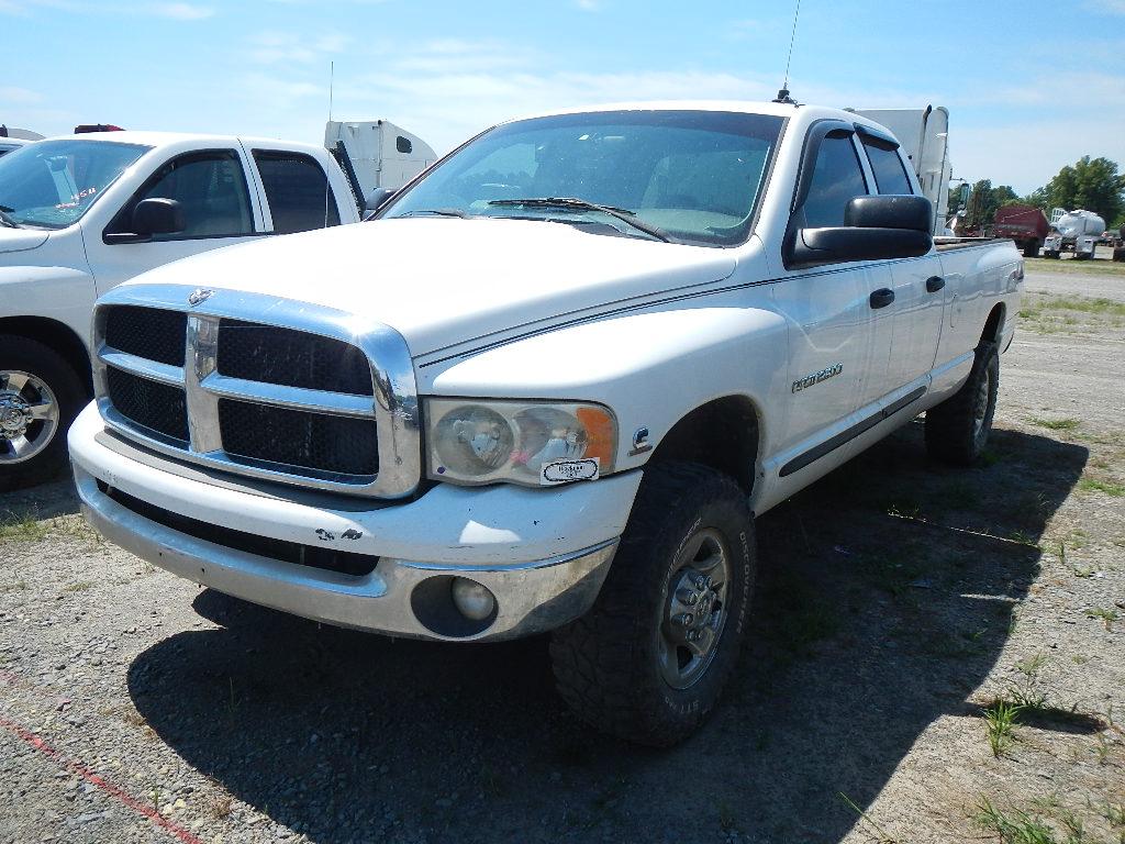 2004 DODGE 2500 PICKUP TRUCK,  CUMMINS DIESEL, AUTOMATIC, 4X4, PS, AC S# 3D