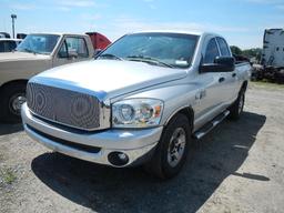 2007 DODGE 2500 PICKUP TRUCK, 196,660 mi,  QUAD CAB, CUMMINS DIESEL, AUTOMA