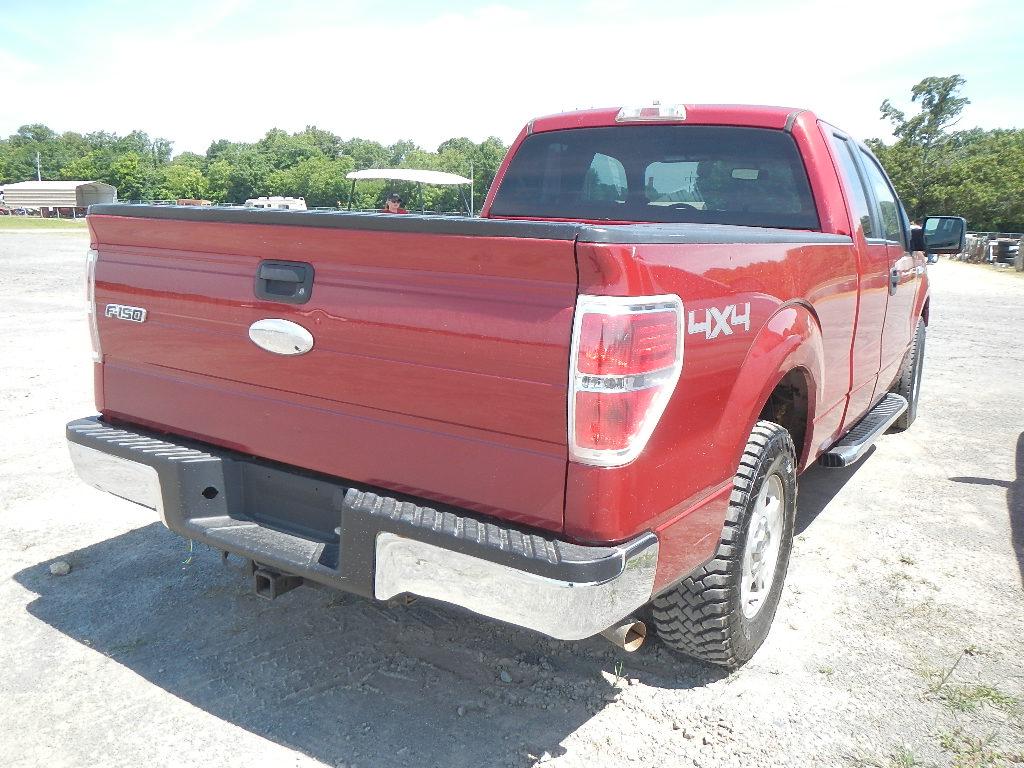 2011 FORD F150 PICKUP TRUCK, 116k + mi,  V8 GAS, 4X4, EXTENDED CAB, AUTOMAT