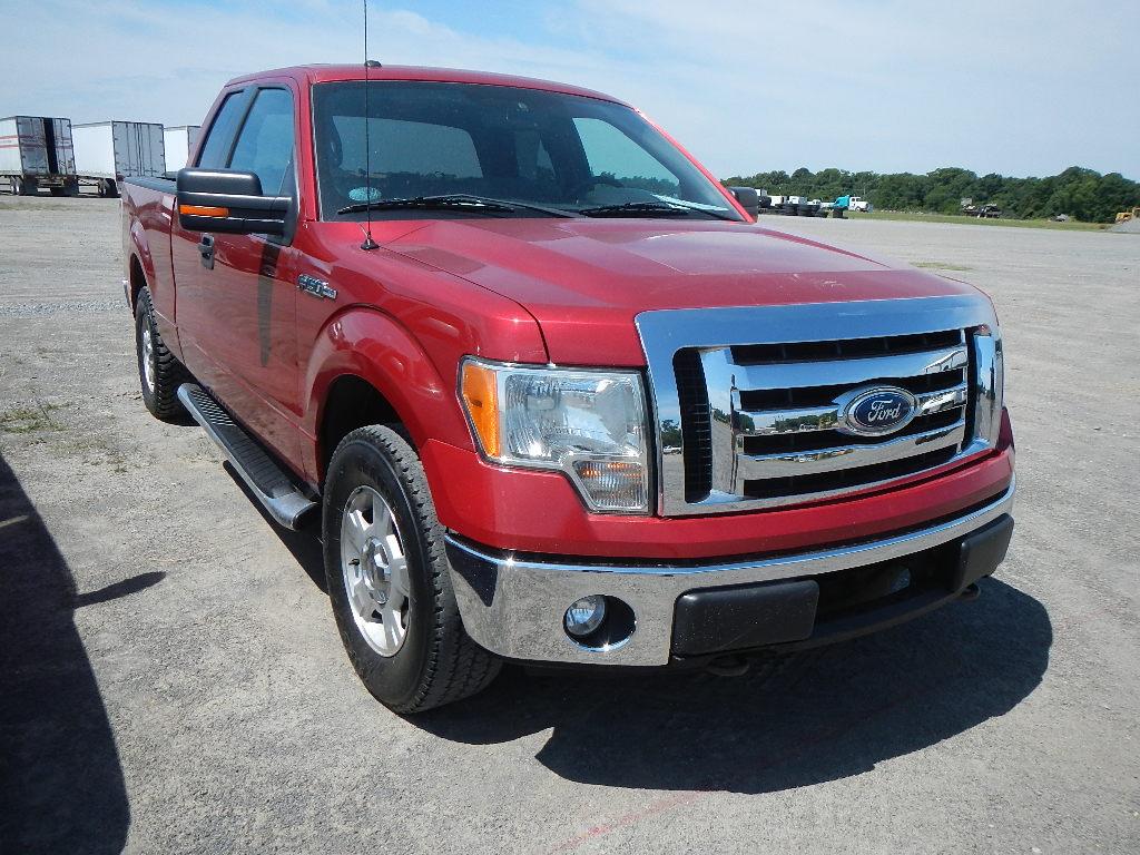 2011 FORD F150 PICKUP TRUCK, 116k + mi,  V8 GAS, 4X4, EXTENDED CAB, AUTOMAT