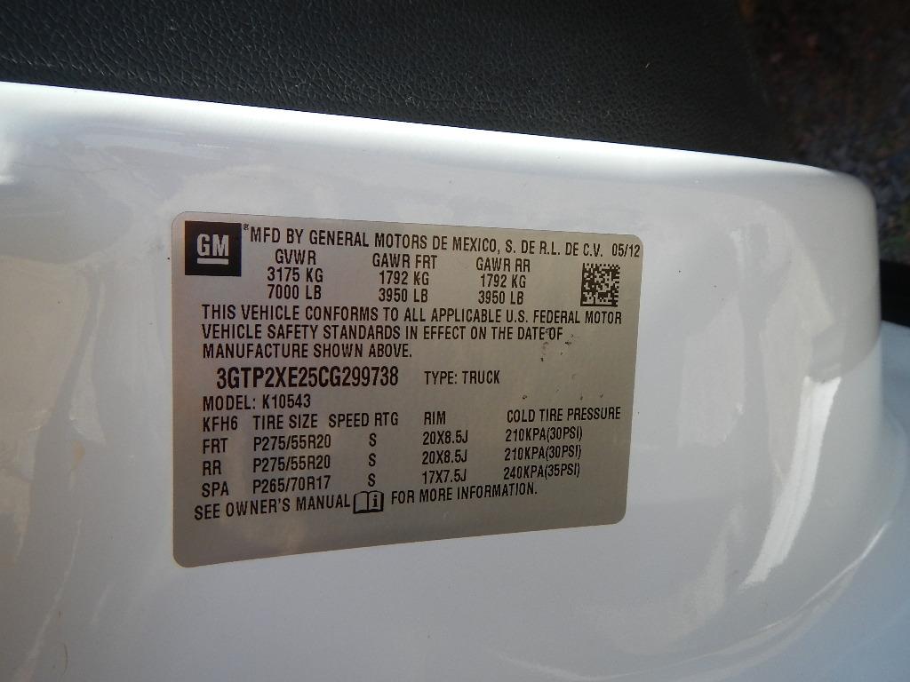 2012 GMC PICKUP TRUCK, 188K + mi,  QUAD CAB, V8 GAS, AUTOMATIC, PS, AC, "HA