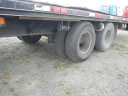 GOOSENECK TRAILER,  36',5' DOVETAIL WITH RAMPS, TANDEM AXLE, DUAL WHEELS,