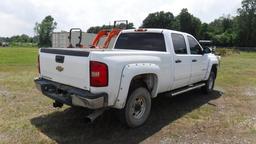 2007 CHEVROLET 2500 HD PICKUP TRUCK,  4X4, 4-DOOR, DURMAX DIESEL, ALLISON A