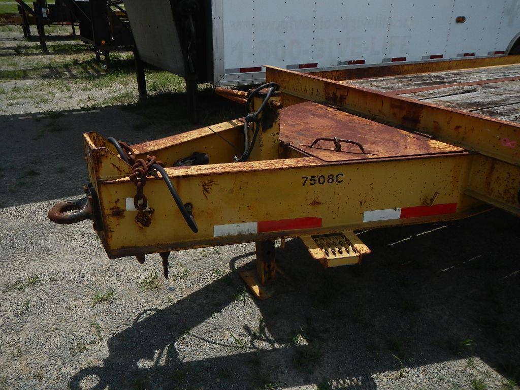 2005 SUPERLINE TRAILERS 7508C EQUIPMENT TRAILER,  PINTLE HITCH, 20' DECK, 5