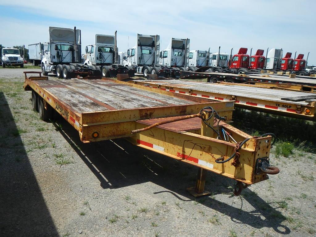 2005 SUPERLINE TRAILERS 7508C EQUIPMENT TRAILER,  PINTLE HITCH, 20' DECK, 5