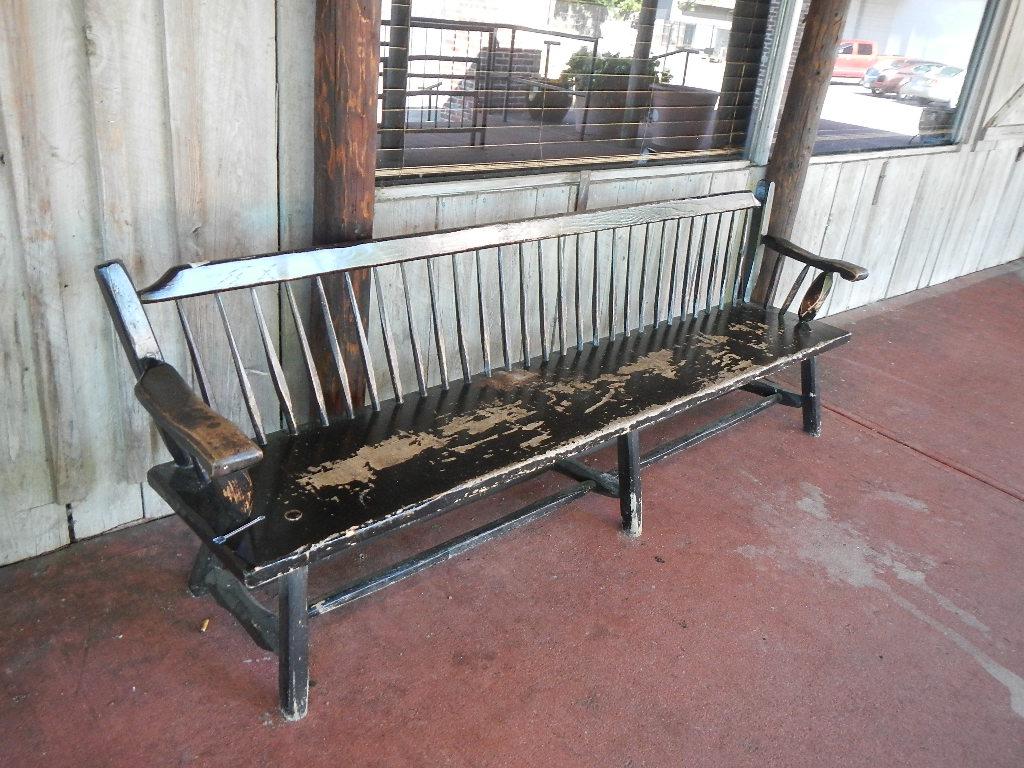 (2) WOODEN BENCHES