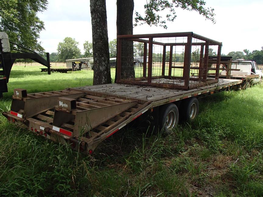 2007 TOW MASTER GOOSENECK TRAILER,  APPROX 28', TANDEM AXLE, DUAL WHEELS, D