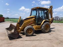 2005 CATERPILLAR 420D BACKHOE, 5,425+ hrs,  4 X 4, CAB, AC, STANDARD HOE S#