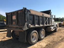 2002 MACK CH613 DUMP TRUCK, 277,131+ mi on meter,  TANDEM, MACK E7-380/410