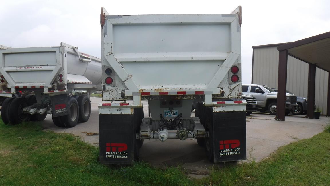 2016 CTS HRD32 END DUMP TRAILER,  32', STEEL, HALF ROUND, CENTERPOINT SPRIN