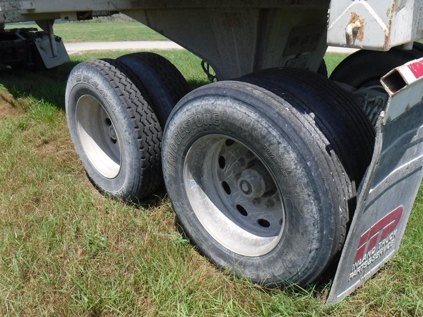 2016 CTS HRD32 END DUMP TRAILER,  32', STEEL, HALF ROUND, CENTERPOINT SPRIN