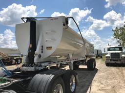 2016 CTS HRD32 END DUMP TRAILER,  32', STEEL, HALF ROUND, CENTERPOINT SPRIN