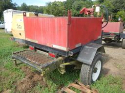 FUEL TRAILER,  SINGLE AXLE, 250-GALLON, FILL-RITE 15=GPM 12-V PUMP