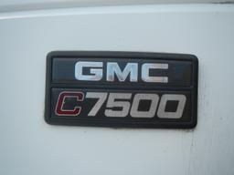 2001 GMC 7500 CRANE TRUCK, 46,000+ mi,  CAT 3126 DIESEL, 6-SPEED, SINGLE AX