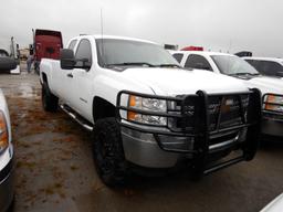 2013 CHEVROLET 2500HD PICKUP TRUCK,  EXTENDED CAB, 6.0L V8 GAS, AUTOMATIC,