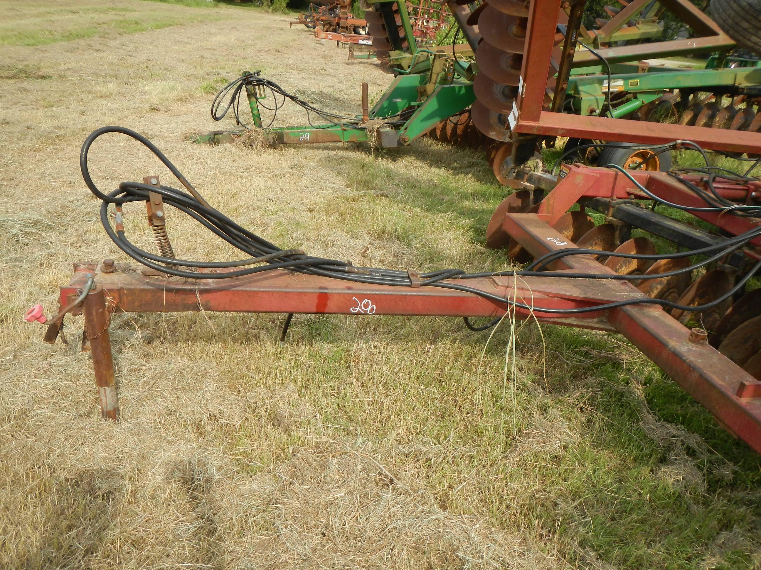 CASE/IH 496 DISC HARROW,  PULL TYPE, HYDRAULIC FOLD