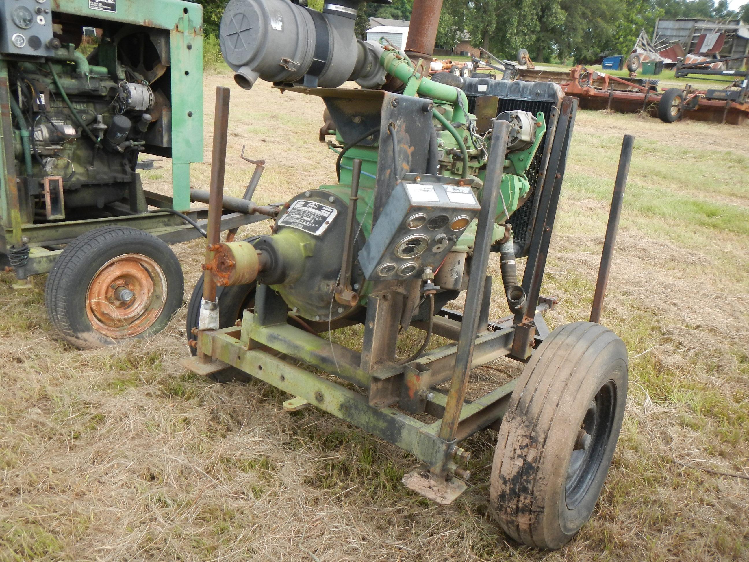 JOHN DEERE 4045 POWER UNIT, 8777 HRS  DIESEL ENGINE, S# T04045T722495, have