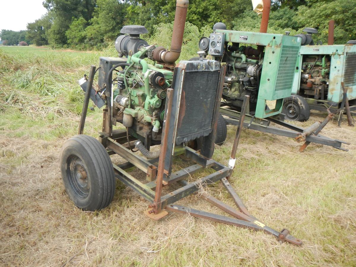 JOHN DEERE 4045 POWER UNIT, 8777 HRS  DIESEL ENGINE, S# T04045T722495, have