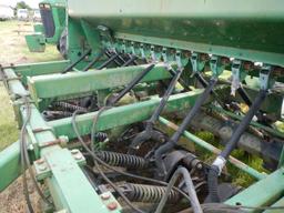 JOHN DEERE 1560 GRAIN DRILL,  20', HYDRAULIC MARKERS, PULL TYPE S# N01560X6