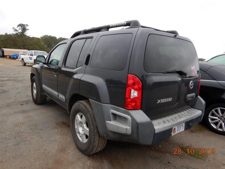2006 NISSAN XTERRA SUV, 125,335 miles  V6 GAS, AT, PS, AC, S# 57261