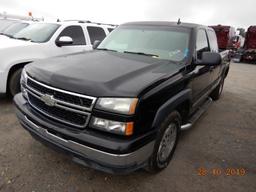 2007 CHEVROLET SILVERADO TRUCK, 247,000+ mi,  EXTENDED CAB, 4 X 4, Z71 PACK