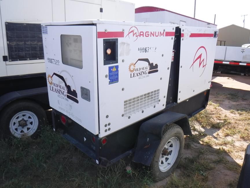 2011 MAGNUM MMG25FHI GENERATOR, n/a hrs,  15-KW, DIESEL, SINGLE PHASE & 3-P