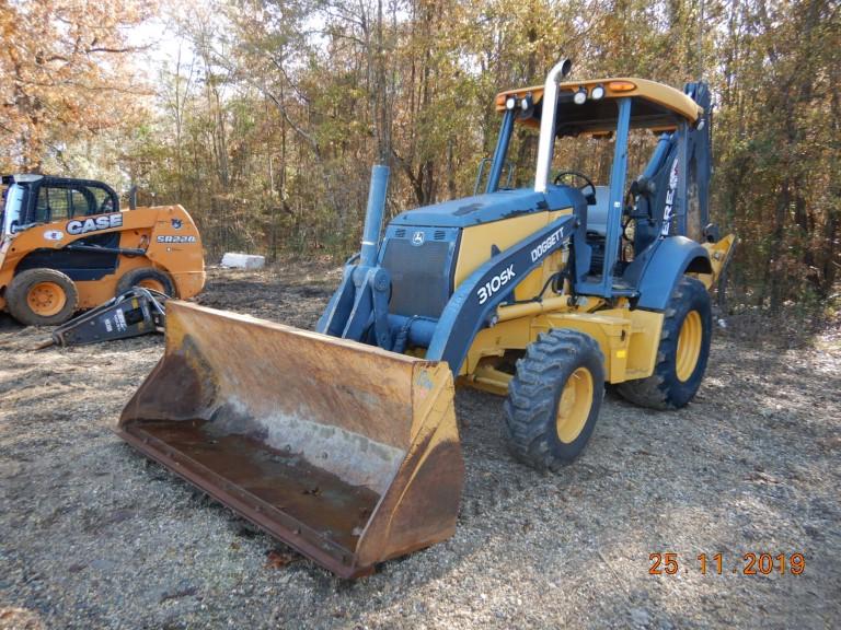 2014 JOHN DEERE 310 SK LOADER BACKHOE, 2409 HRS  4X4, OPEN CAB, QUICK ATTAC