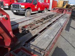 1992 TALBERT 50 TON "RAIL-BED" LOWBOY TRAILER,  HYDRAULIC DETACH, NON GROUN