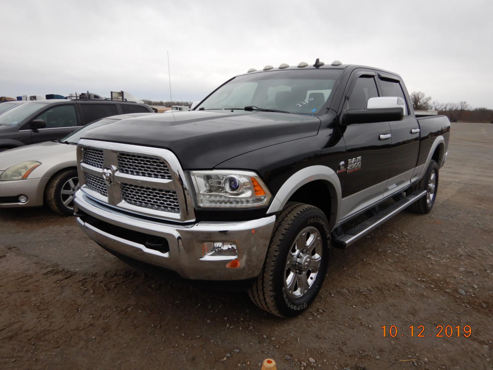 2015 DODGE RAM 2500HD TRUCK, 142,000+ mi,  CREW CAB, 4 X 4, LARAMIE, CUMMIN