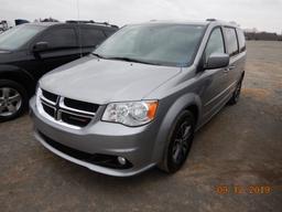 2017 DODGE CARAVAN VAN, 87k+ miles  V6 GAS, AT, PS, AC S# 73445