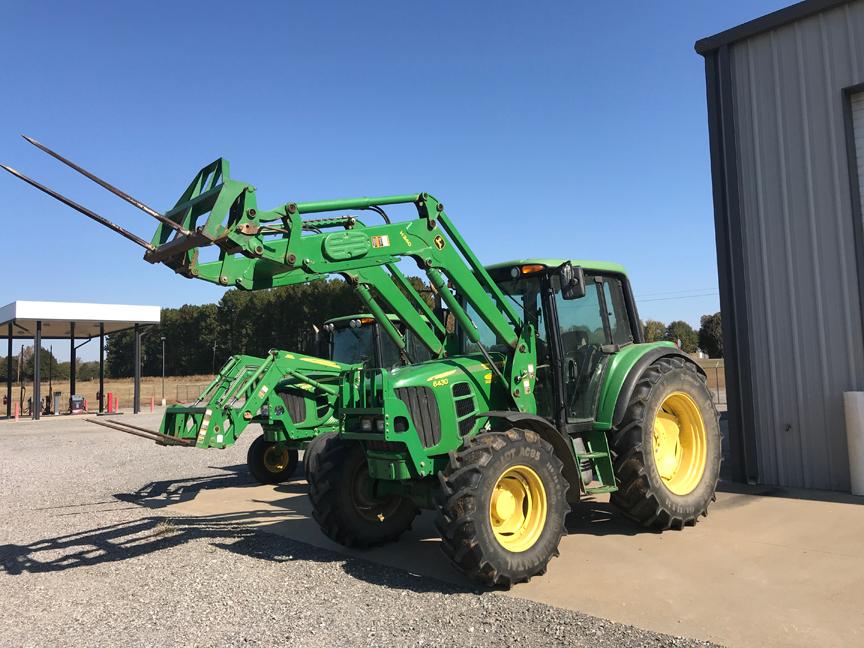 2012 JOHN DEERE 6430 WHEEL TRACTOR, 2585 HOURS ON METER,  CAB, 4X4, AC, HEA