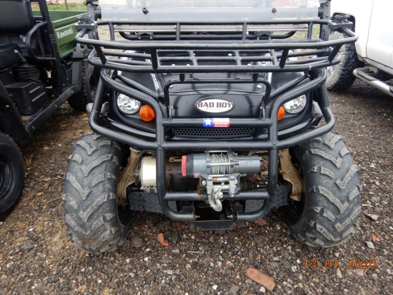 2013 BAD BOY AMBUSH HYBRID ATV,  4 X 4, ELECTRIC / GAS HYBRID, WINCH, NEW 1