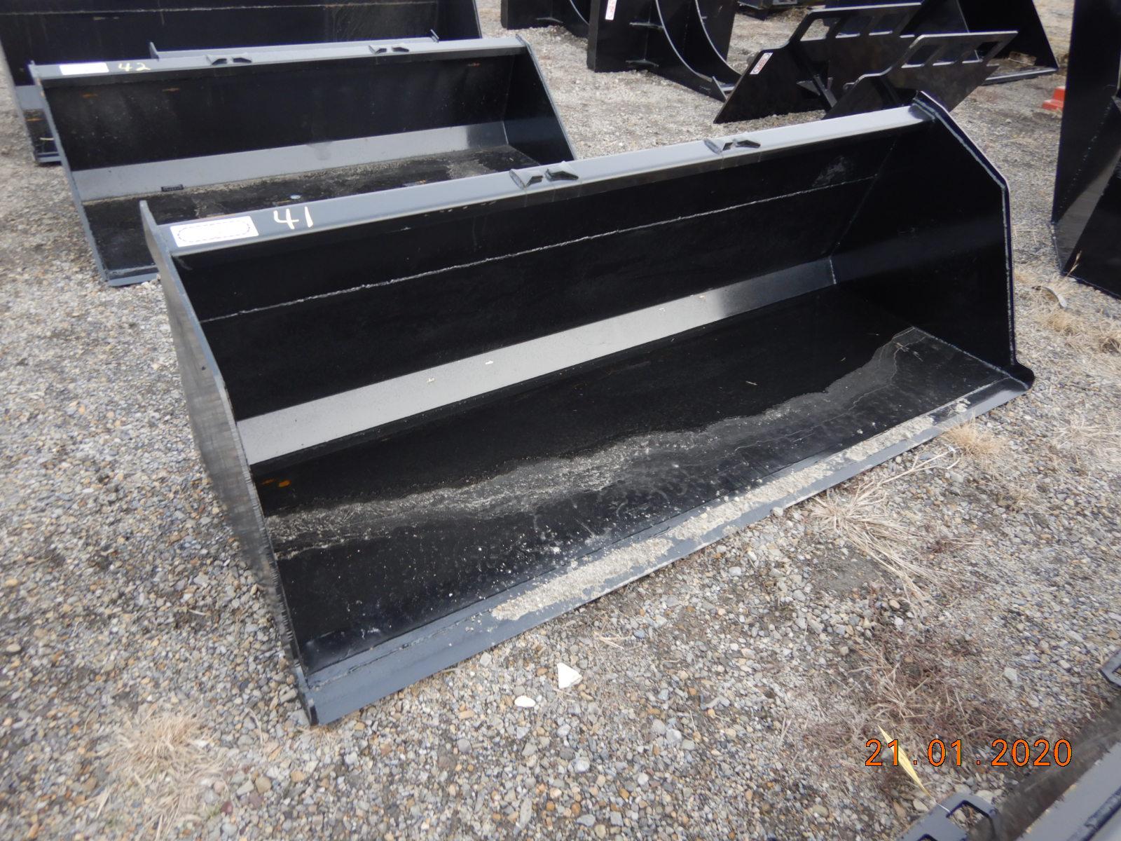 90" BUCKET  FOR SKID STEER FOR SNOW/MULCH