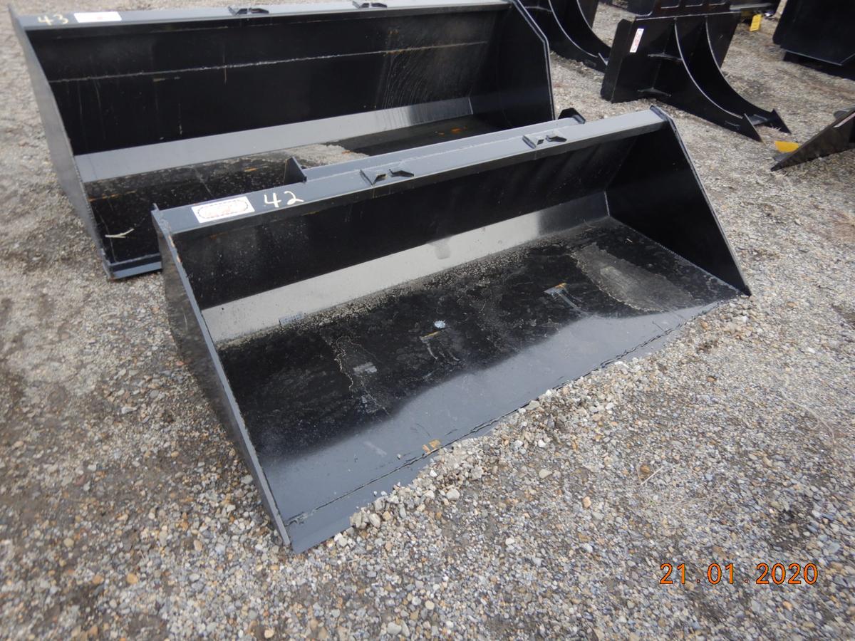 78" BUCKET  FOR SKID STEER WITH SINGLE BLADE