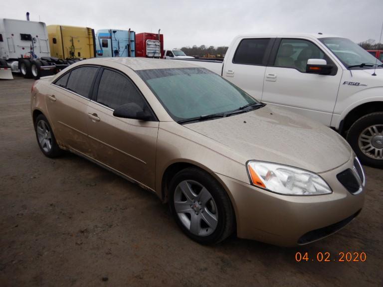 2007 PONTIAC G6 CAR, 94058 mi,  4-DOOR, GAS, AUTOMATIC, PS, AC S# 20081