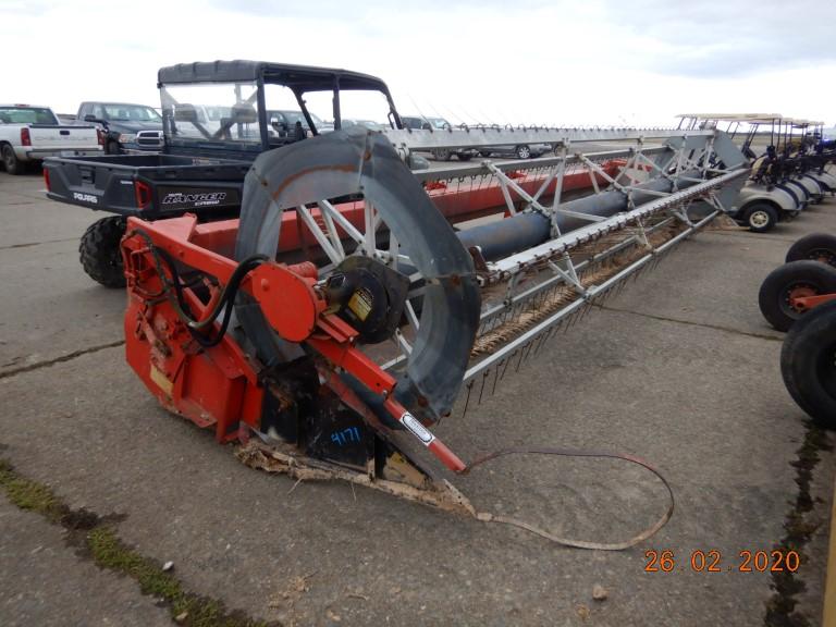 MASSEY FERGUSON 24FT HEADER,  ALUMINUM REEL,