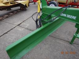 JOHN DEERE 3PT BLADE,  10FT, HYDRAULIC TILT AND ANGLE S# W00155X011854