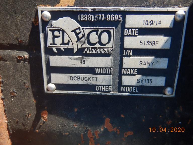 FELCO 48" CLEAN OUT BUCKET,  FITS MINI EXCAVATOR