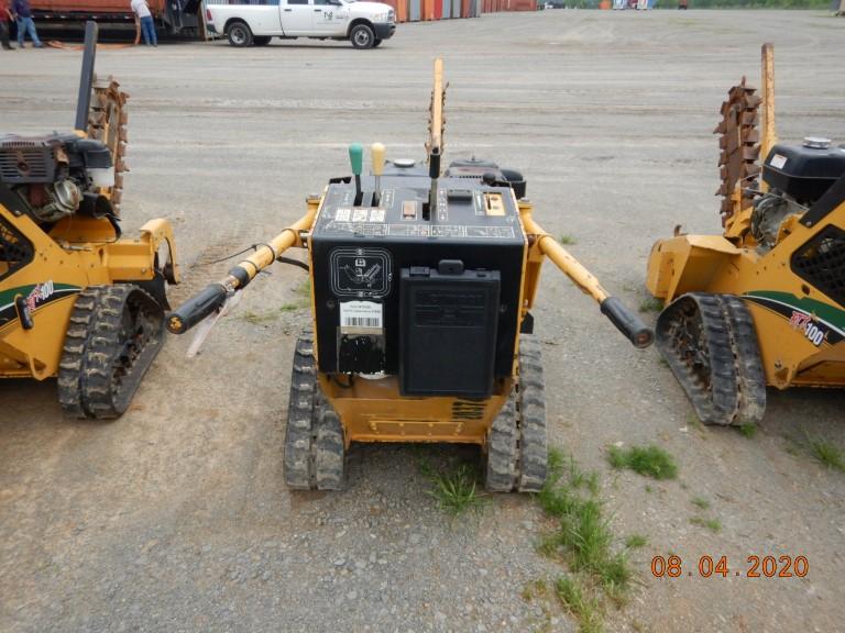 2013 VERMEER RTX 100 WALK BEHIND TRENCHER, N/A  RUBBER TRACKS, HONDA GAS EN