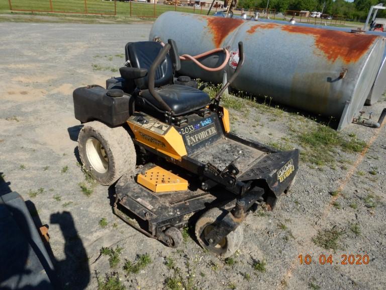 2007 CUB CADET COMMERCIAL ENFORCER ZERO TURN LAWN MOWER,  54" CUT, KAWASAKI