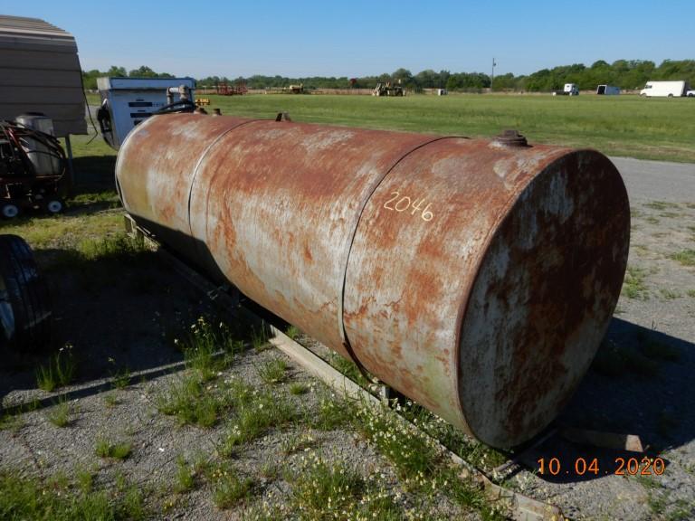 TOKHEIM FUEL PUMP W/TANK,  SKID MOUNTED