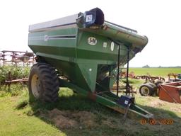 J & M 525-14 GRAIN CART,  24.5-32 TIRES, LOCATION: ALTHEIMER, AR