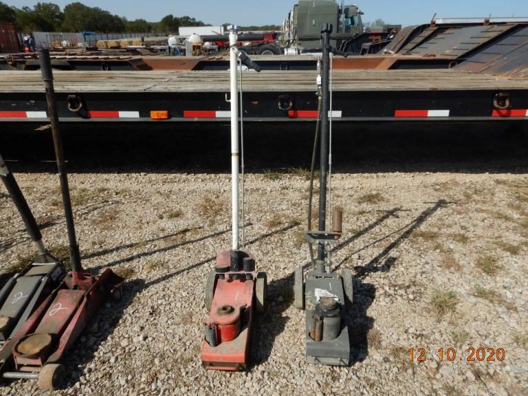 (2) AIR OVER HYDRAULIC JACKS