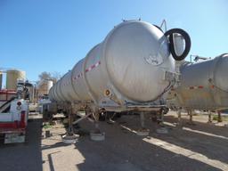 2004 STEPHENS ALUMINUM VACUUM TRAILER,  150-BBL, TANDEM AXLE, AIR RIDE SUSP