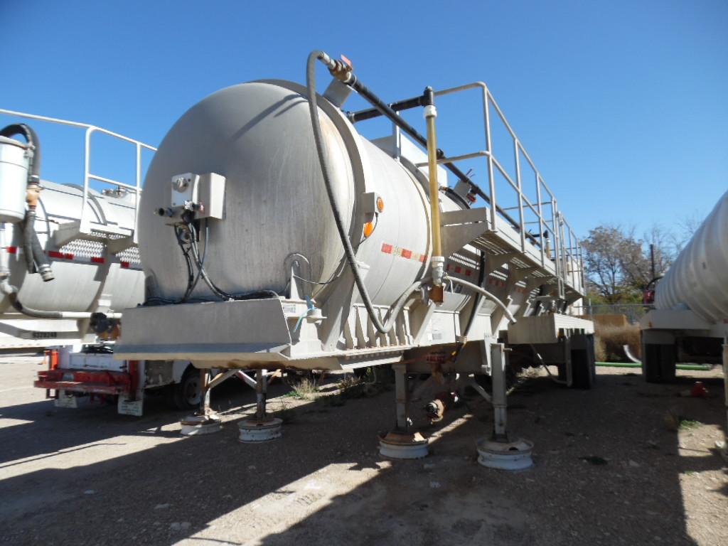 2006 OVERLAND ALUMINUM KILL TRAILER,  130-BBL, TANDEM AXLE, AIR RIDE SUSPEN