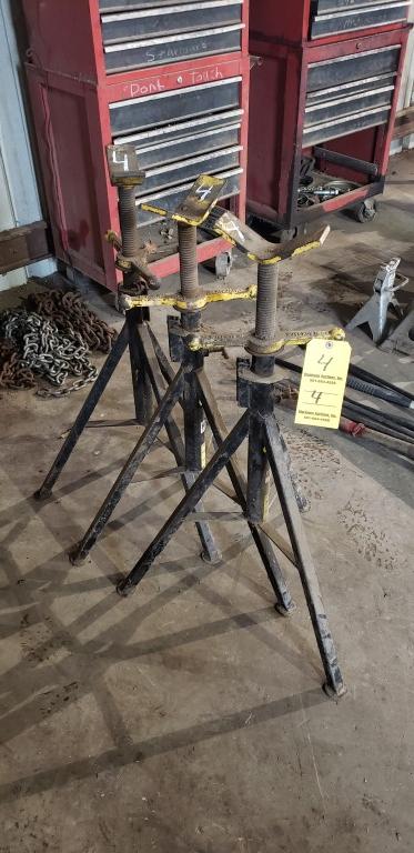 (3) PIPE STANDS