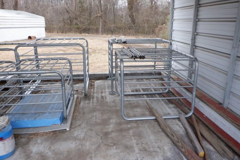 LOT WITH AIR CONDITIONER CAGE ENCLOSURES  (LOCATED UNDER METAL SHED)